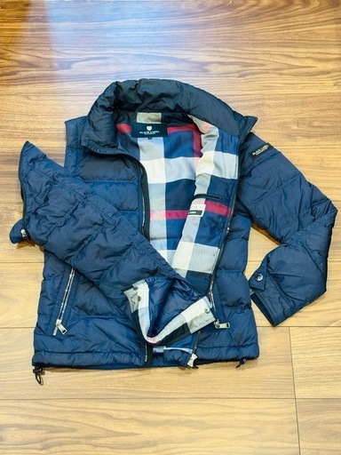 【中古美品】BURBERRY BLACK LABEL-2wayダウンジャケット-正規品