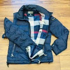 【中古美品】BURBERRY BLACK LABEL-2wayダウンジャケット-正規品