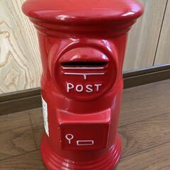 レトロ品 郵便ポスト 貯金箱 陶器製 希少品