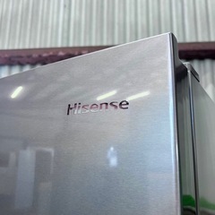 ご成約済み🐶　設置まで‼️ Hisense 大きめ2ドア冷蔵庫 227L✨ ダークシルバー⛓️の画像