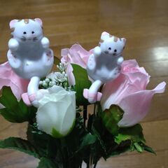 ガーデンピック　猫　ネコ　置物　の画像
