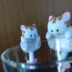 ガーデンピック　猫　ネコ　置物　の画像