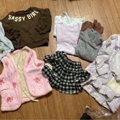 120 女の子　秋冬服　まとめ売り　8点　
