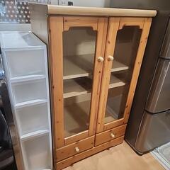 食器棚 コンパクトな キッチンボード リビング や 一人暮らしにも