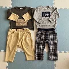 80サイズ　男の子　秋　冬の画像