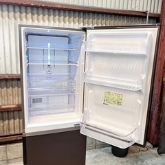 ご成約済み🐶　設置まで‼️ SHARP 大きめ2ドア冷蔵庫 271L✨ 木目ブラウン🪵の画像