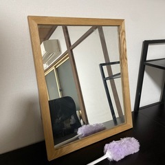 【美品】鏡　ミラー　デスクミラー