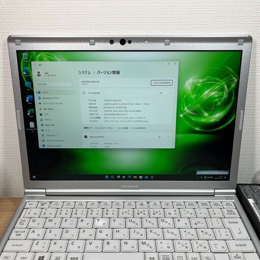 SIM搭載お買い得品＞0366軽量 Panasonic レッツノート CF-SV7 8GB / SSD256 /i5 office Win11 ノートパソコン