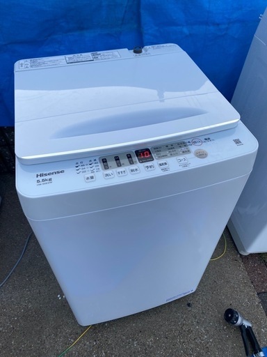 お薦め品‼️分解洗浄済み‼️ハイセンス洗濯機5.5kg2022年