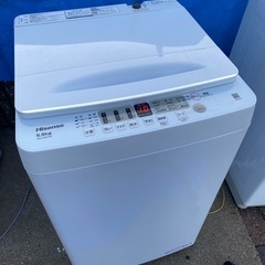 お薦め品‼️分解洗浄済み‼️ハイセンス洗濯機5.5kg2022年