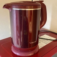 象印 電気ケトル 1.0L 1時間90℃保温機能つき CK-AW...