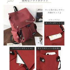 ✨新品未使用✨水色 リュックの画像