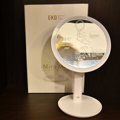 ●未使用^.^●EKO　LEDライト付き　卓上ミラー　イミラ　ミニミラー●女優ミラー　メイクアップミラー　鏡　化粧ミラー　LEDミラー　新品●の画像