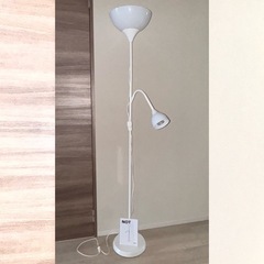 IKEA NOT フロアアップライト/読書ライト ホワイト