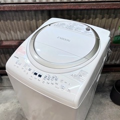 ご成約済み🐶　設置まで‼️ TOSHIBA 乾燥付き洗濯機 8kg✨ 人気のZABOON 🌊の画像