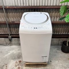 ご成約済み🐶　設置まで‼️ TOSHIBA 乾燥付き洗濯機 8kg✨ 人気のZABOON 🌊の画像