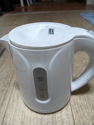 使用1日、コンパクトケトル0.8L