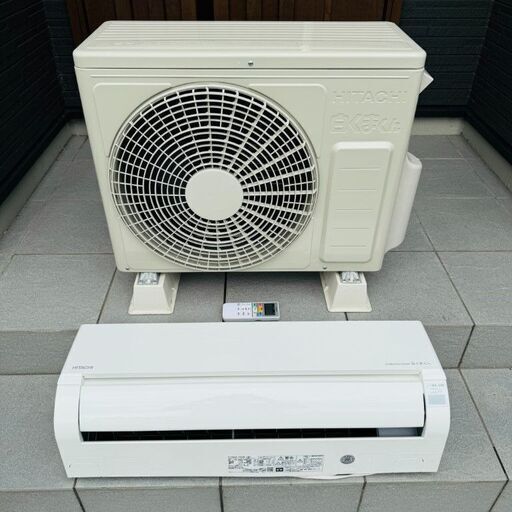 HITACHI 日立 ルームエアコン RAS-D28L(W) 2021年製 リモコン付