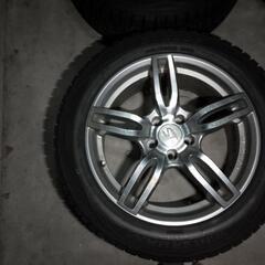 アウディＡ７.Ａ6用　スタッドレス、アルミホイール4本セット245/50R18 8Jインセット30 の画像