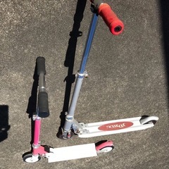 
キックボード２台セット‼️子供用(50kgまで)&フリーサイズの画像