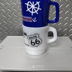 キャンプ【スタッキングマグ】アメリカン2個セットの画像