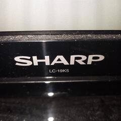 SHARP液晶テレビ19型　2011年製の画像