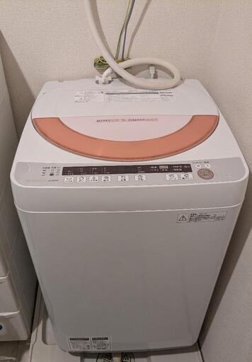 洗濯機　シャープES-GE60P
