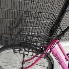 至急引取希望★２７インチ自転車★カラー：ピンク★中古の画像