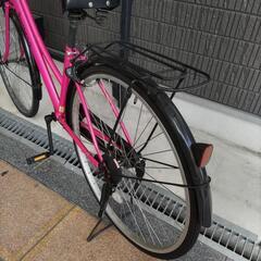 至急引取希望★２７インチ自転車★カラー：ピンク★中古の画像