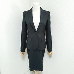 セオリー 美品 スカートセットアップ シングルジャケット タイトスカート 黒 2 M レディースの画像