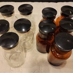 薬品ガラス瓶　10個セットの画像