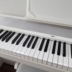 KORG B1SP WH 高低自在椅子セット 電子ピアノ 88鍵盤 【コルグ デジタルピアノ】の画像