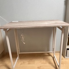 折り畳みデスク&チェアセット　の画像