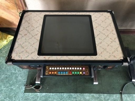 ★テーブル麻雀 麻雀ゲーム 業務用 喫茶店 筐体 100円玉 麻雀天鳳基板、鍵付き 現金★