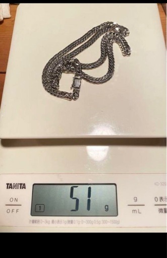 pt850プラチナ喜平ネックレス50g 50cm