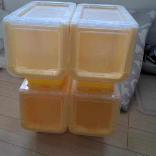 収納ケース　プラケース　おもちゃ箱　キャスター付き　収納