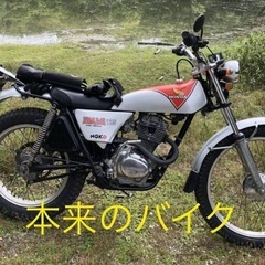 バイアルス125 TL125 ホンダ125cc トライアルバイク　林道の画像