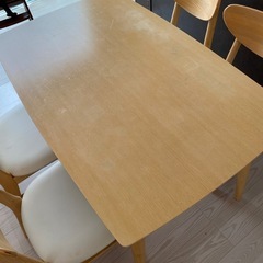 ダイニング5点セット⭐︎可愛い色味です