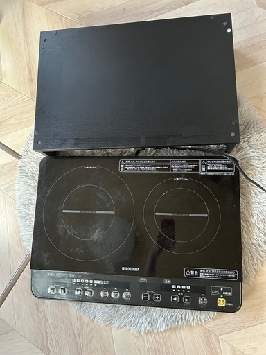 IHコンロ 2口 1400Ｗ 取引中