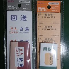鉄道グッズ　ミニカードセットの画像