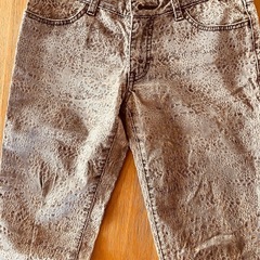 モカ色オシャレGパンツ　の画像