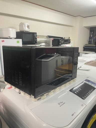 配送可能　保証付き YAMAZEN 電子レンジ オリジナル ブラック YRL-F018E6-B 2019年製