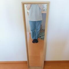 ニトリ　姿鏡　立てかけミラー