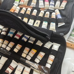 水彩画ビギナー用 絵の具セット「水彩で描く」の画像