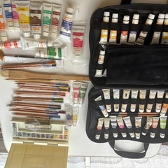 水彩画ビギナー用 絵の具セット「水彩で描く」の画像