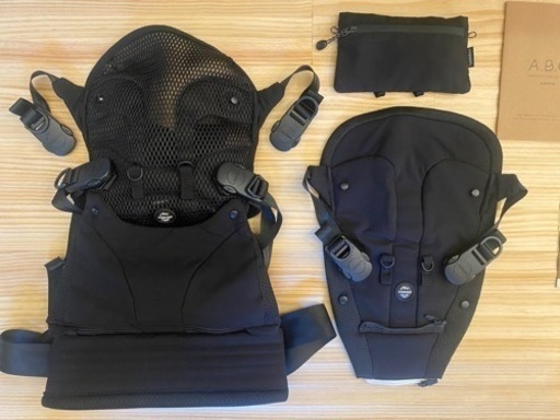 『保証付き』AIRBUGGY エアバギー ベビーキャリア A.B.C ブラック