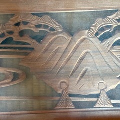 欄間2枚　ガラス入りの画像