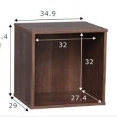 カラーボックス　1段　3個セットの画像