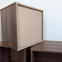 カラーボックス　1段　3個セットの画像