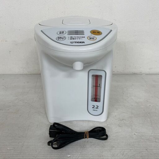 【TIGER】 タイガー マイコン電気ポット PDR-G221 2.2L 2022年製 J0424